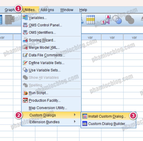 cai dat macro process spss