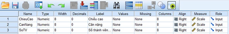 xử lý số liệu bằng SPSS