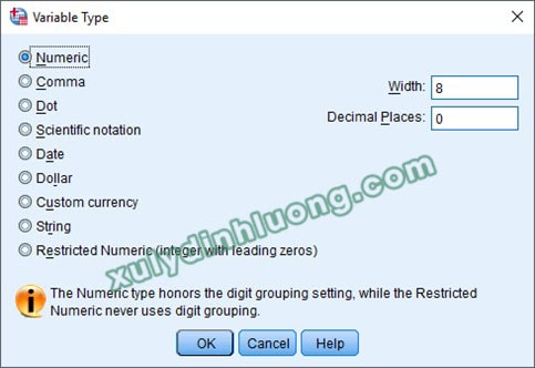 xử lý số liệu bằng SPSS