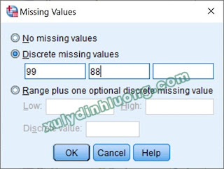 xử lý số liệu bằng SPSS