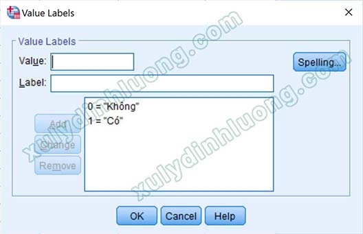 Hướng dẫn khai báo biến và nhập dữ liệu trong SPSS