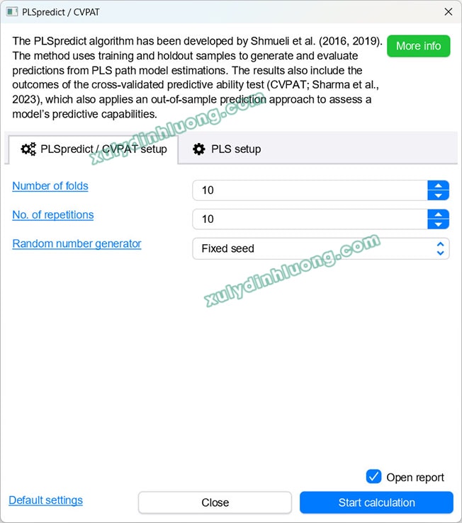 Hệ số Q² Predict trong SMARTPLS 4