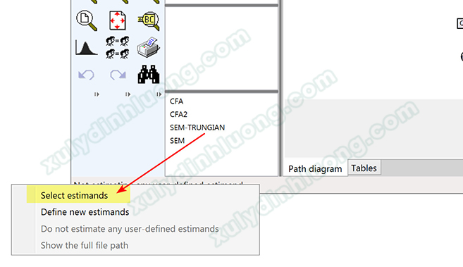 Cách xử lý biến trung gian (Mediator) trong AMOS