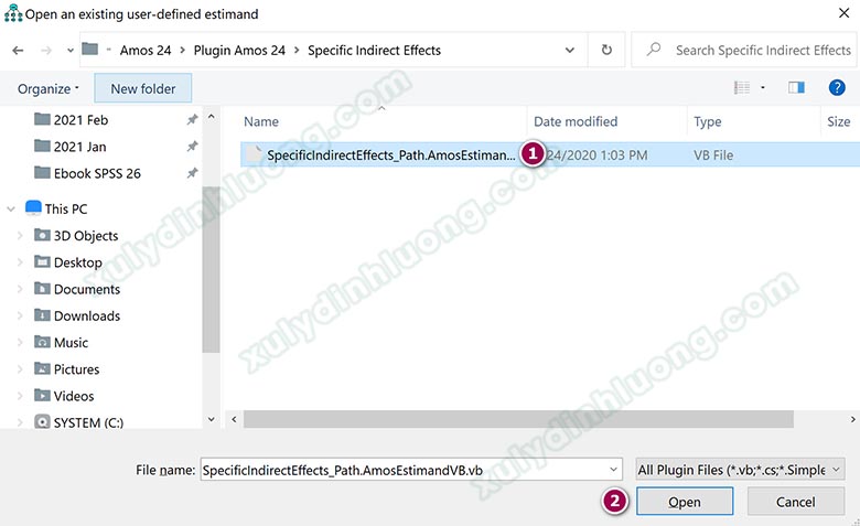 Cách xử lý biến trung gian (Mediator) trong AMOS