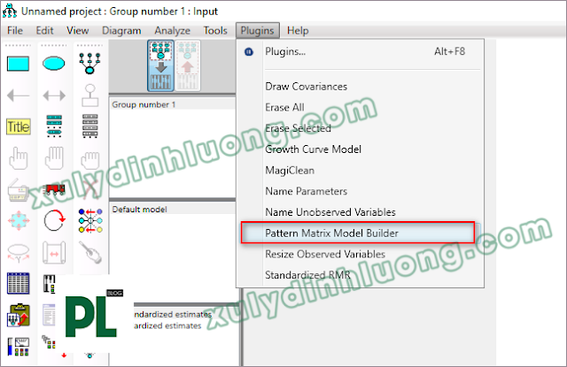 cách sử dụng AMOS để vẽ sơ đồ CFA và SEM