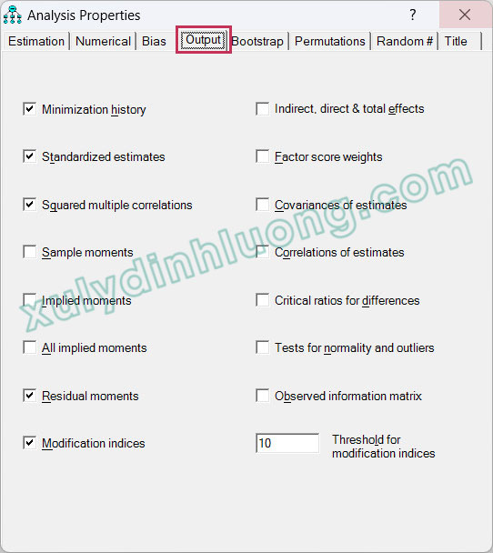 Phân tích mô hình cấu trúc tuyến tính (SEM) bằng AMOS