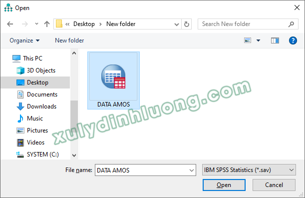 Phân tích mô hình cấu trúc tuyến tính (SEM) bằng AMOS