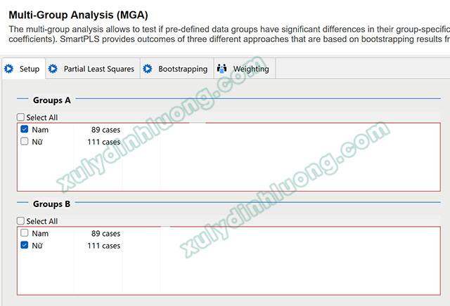 Phân tích cấu trúc đa nhóm (Multigroup Analysis – MGA) bằng SmartPLS 3