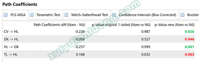 Phân tích cấu trúc đa nhóm (Multigroup Analysis – MGA) bằng SmartPLS 3