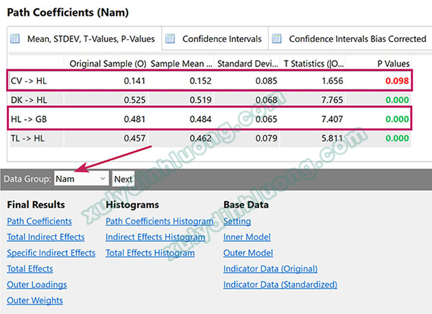 Phân tích cấu trúc đa nhóm (Multigroup Analysis – MGA) bằng SmartPLS 3