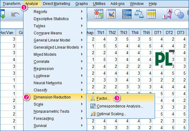 xử lý số liệu bằng SPSS