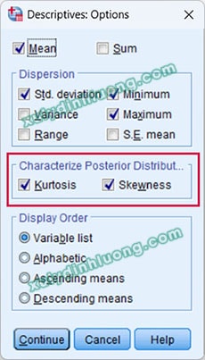 chỉ số Skewness và Kurtosis