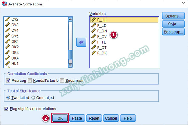 xử lý số liệu bằng SPSS