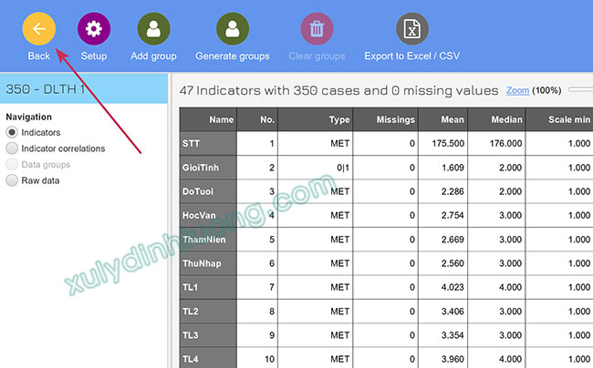 Import dữ liệu Excel, CSV, SPSS vào SmartPLS 4