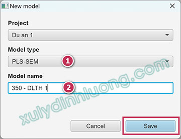 Import dữ liệu Excel, CSV, SPSS vào SmartPLS 4