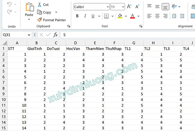 Import dữ liệu Excel, CSV, SPSS vào SmartPLS 4
